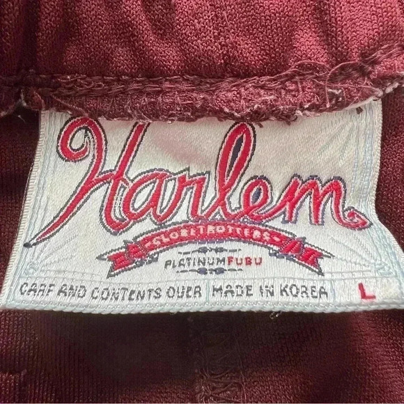 Platinum FUBU Harlem Globetrotters #35 Warmup Basketball Sweatpants Mens… - Picture 4 of 15